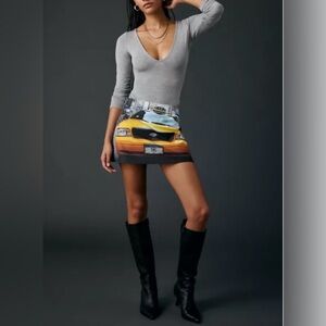 The Camilla Mini Taxi Skirt by Tyler McGillivary